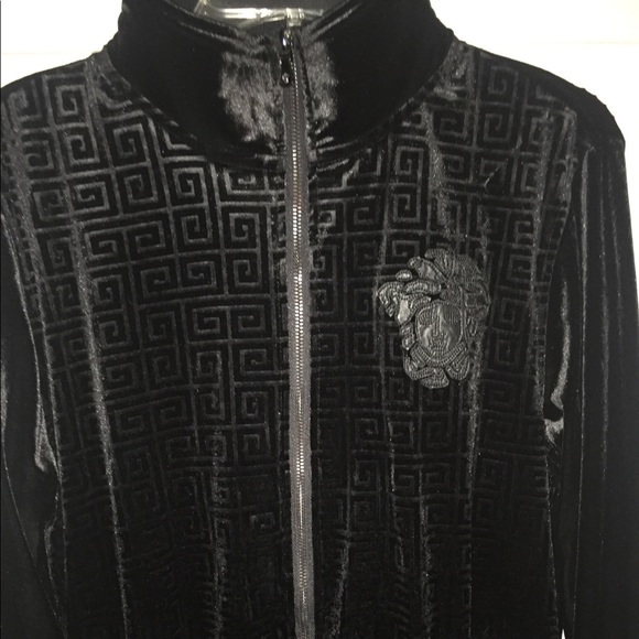 versace velour tracksuit